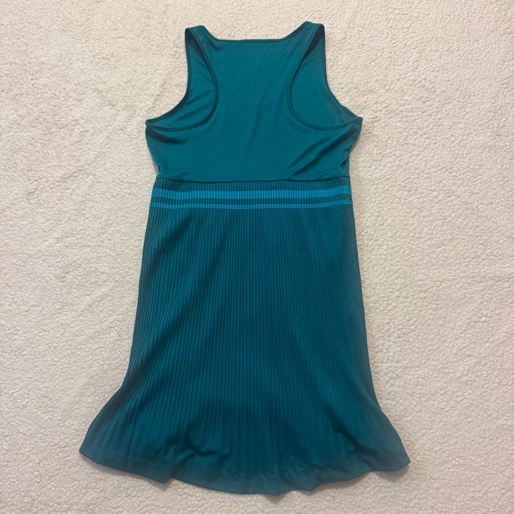 ADIDAS ADIPURE MARIA KIRILENKO TENNIS DRESS Turquoise Size Medium - Picture 4 of 10